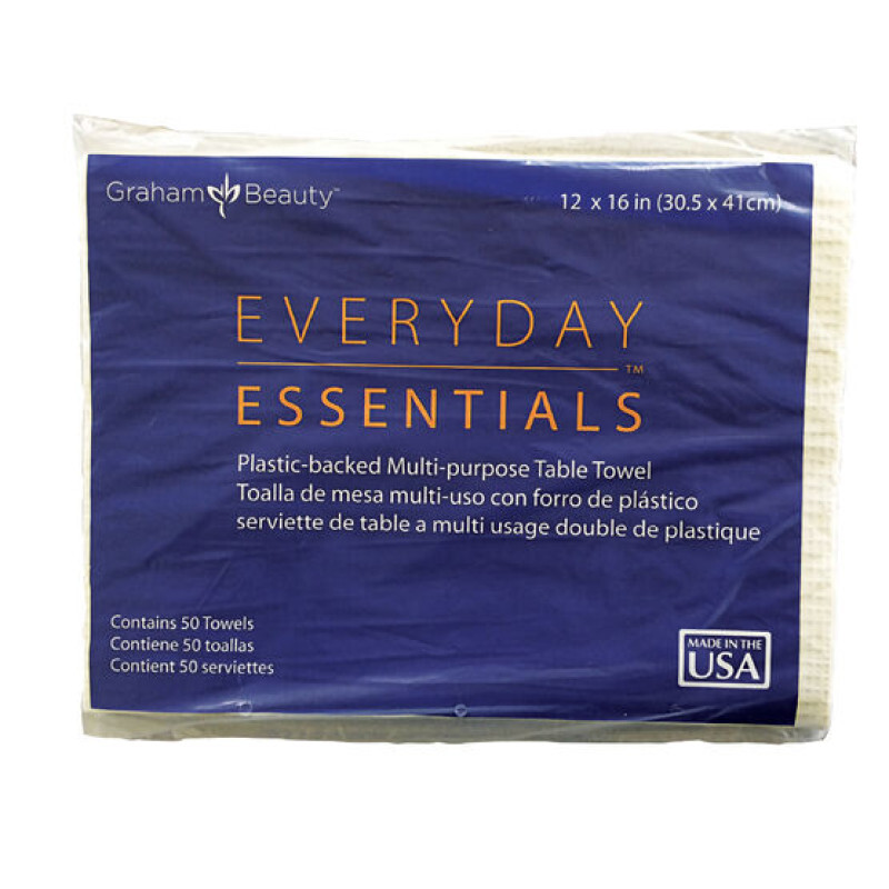 33-767159 EVERYDAY ESSENTIALS TABLE TOWEL 12" X 16' - 50/PK